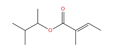 3-Methylbutan-2-yl (E)-2-methyl-2-butenoate